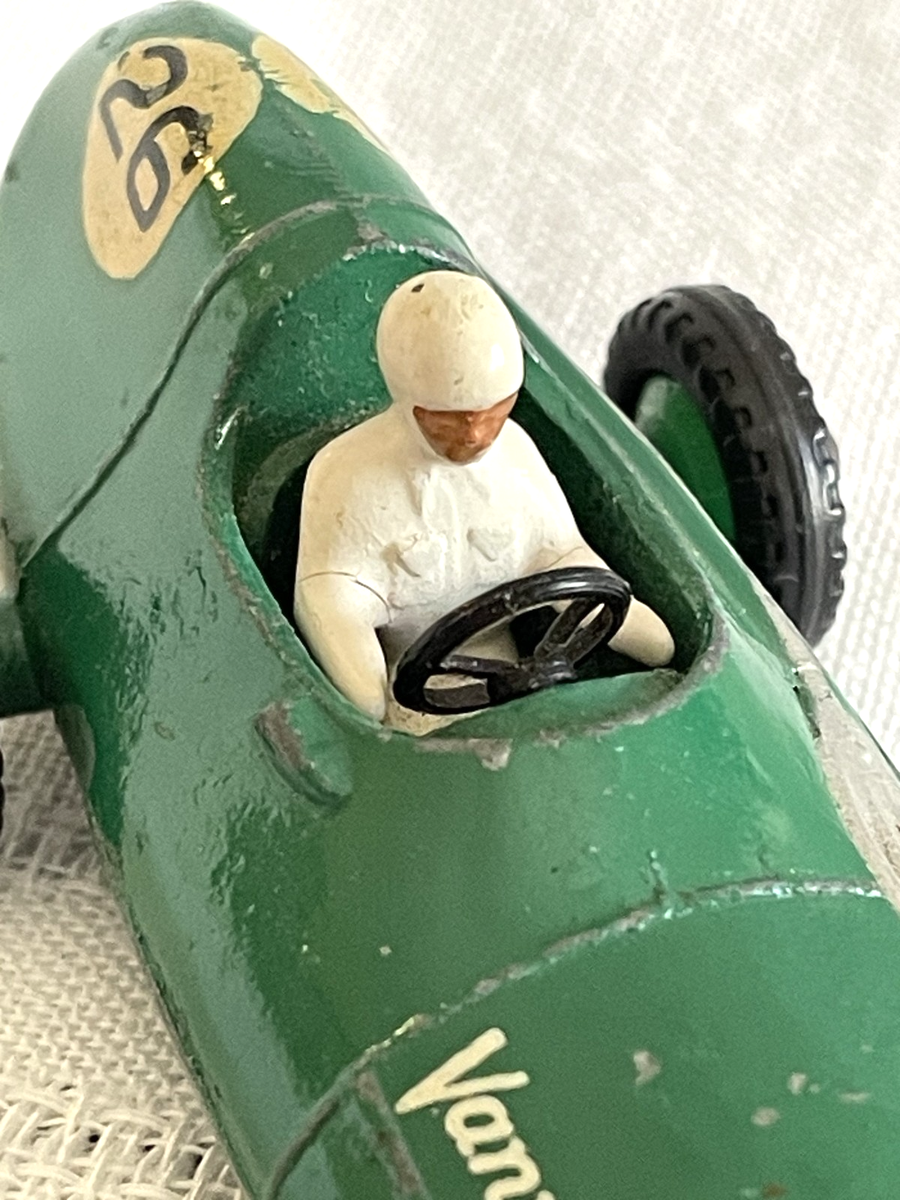 Vintage Dinky Toys 239 Green Vanwall Racing Die-Cast Model Car