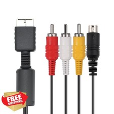 PS3 PS2 PS1 S-Video AV Cable, 6FT Audio Video Cord