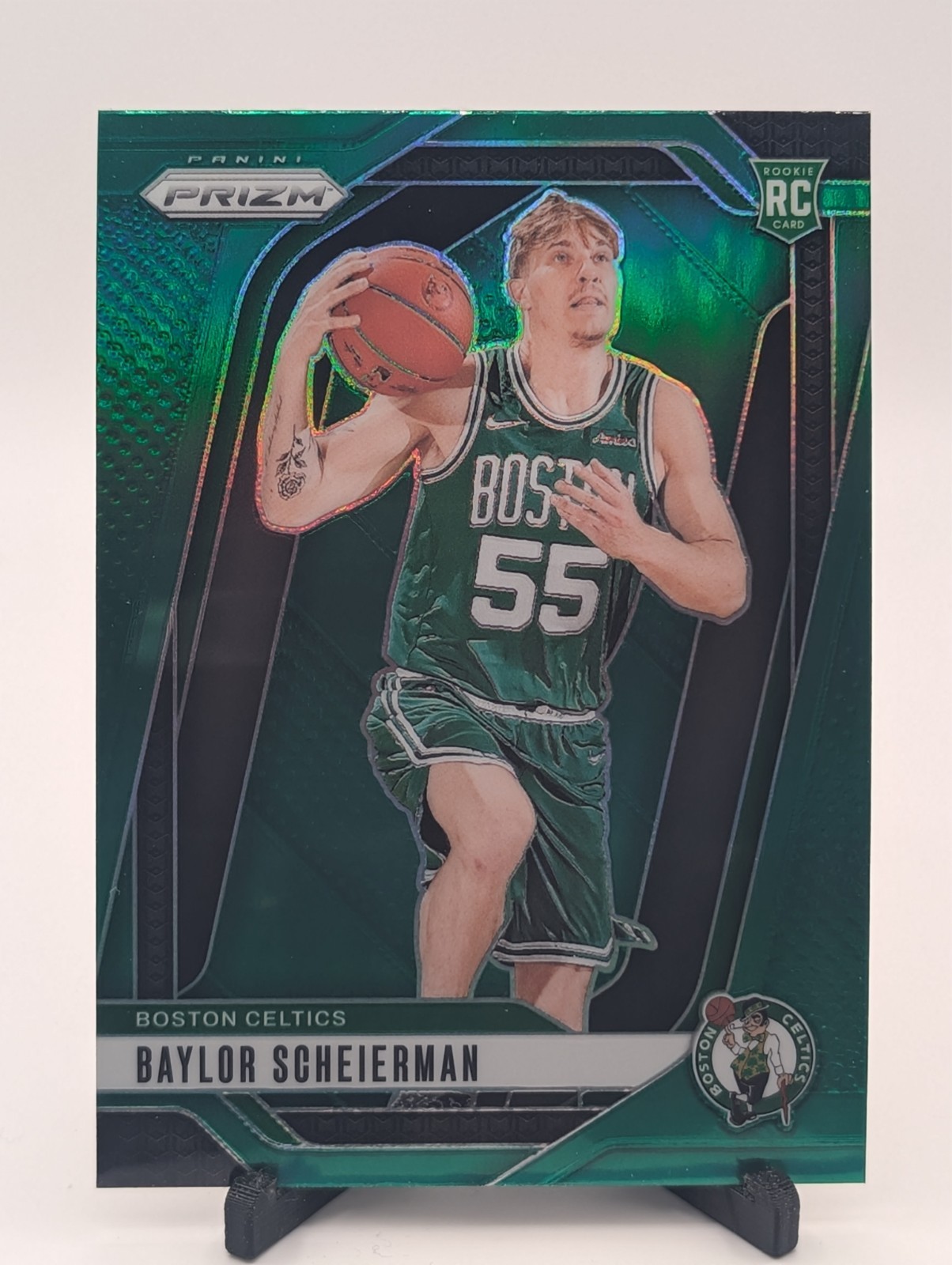 2024 Panini Prizm 236 Baylor Scheierman Green Prizm RC