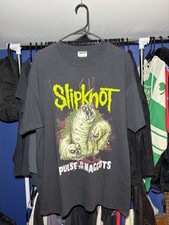 Nudo sin cordones manga corta Y2K 'Pulse Of The Maggots' Hanes peso pesado talla L