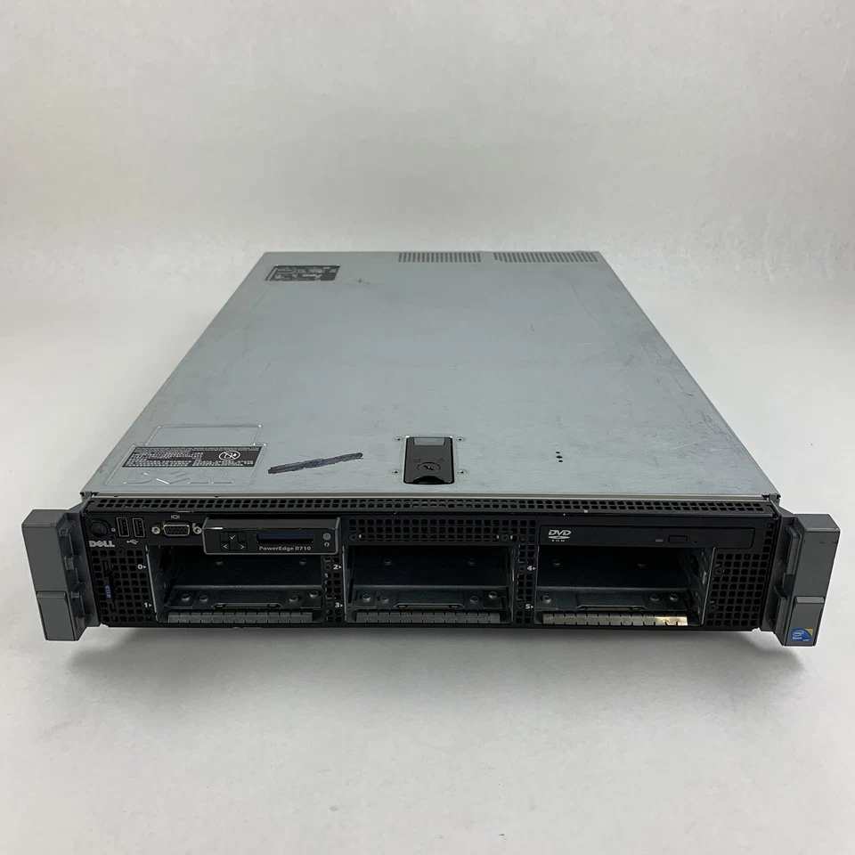 Dell PowerEdge R710 Server x2 Intel Xeon E5620 2.4 GHz 64 GB RAM No HDD No OS - Image 3 of 4
