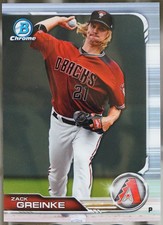 2019 Bowman Chrome #57 Zack Greinke Baseball VG