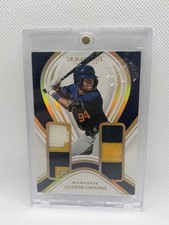 2023 Immaculate Baseball Jackson Chourio /10 Prime Rookies Dual Patch