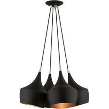 Livex Lighting 41084-04 Waldorf Pendant Black