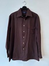 Vintage Givenchy for Chesa Shirt Mens Large Polka Dot Button Up Long Sleeve 80s
