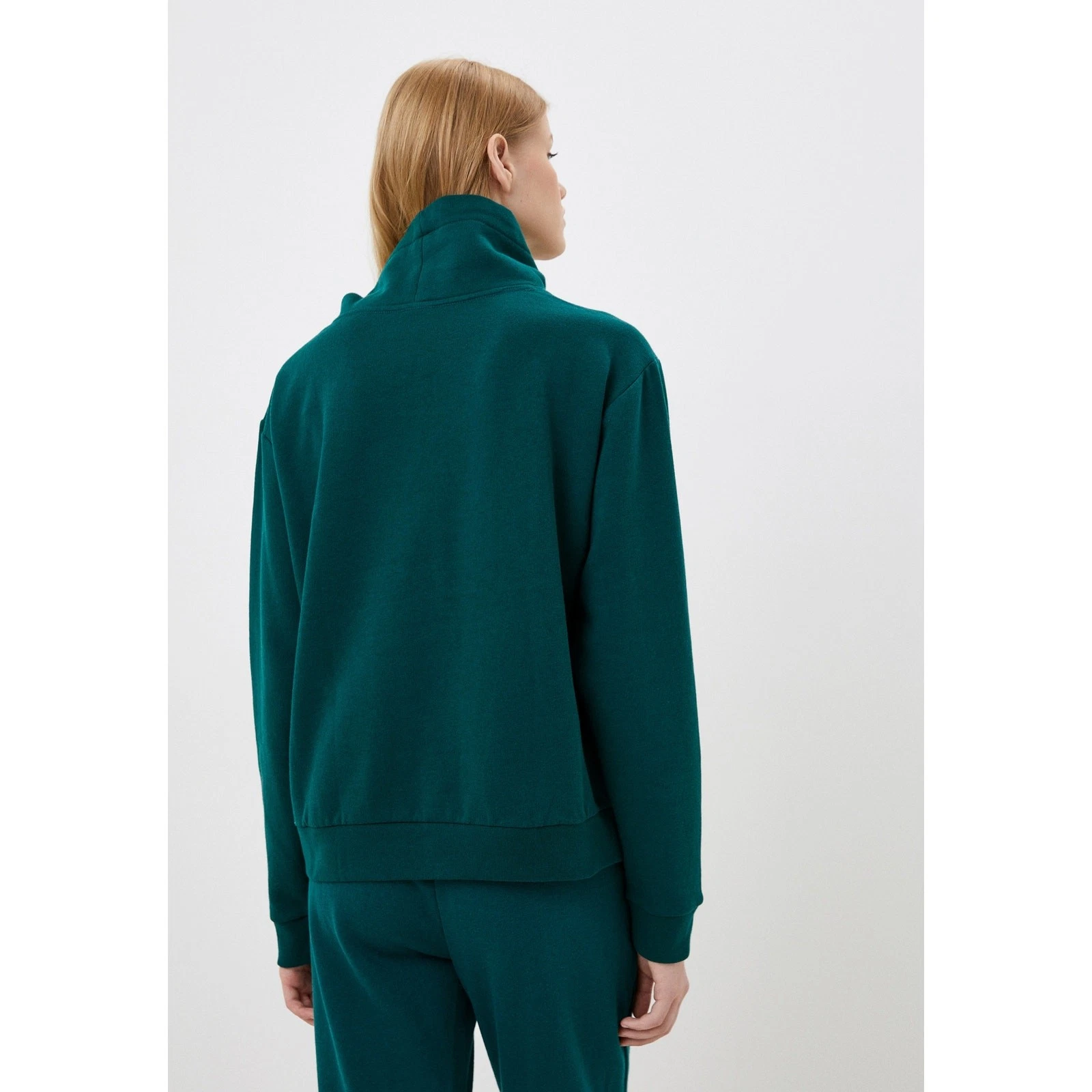 UNDERCOVER Pullover rosa Victoria's Secret logo felpa con cappuccio maniche lunghe verde taglia L nuovo con etichetta