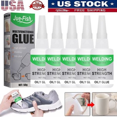 1/3/5Pack Welding High-Strength Oily Glue Uniglue Universal Super Glue 50ml