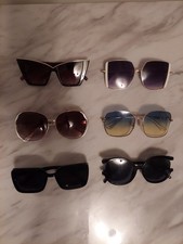 Super CUTE Fashion Sunglasses 6 pairs Great Mix