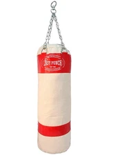 Heavy Duty Pro Punching Bag with Chains Empty, Red