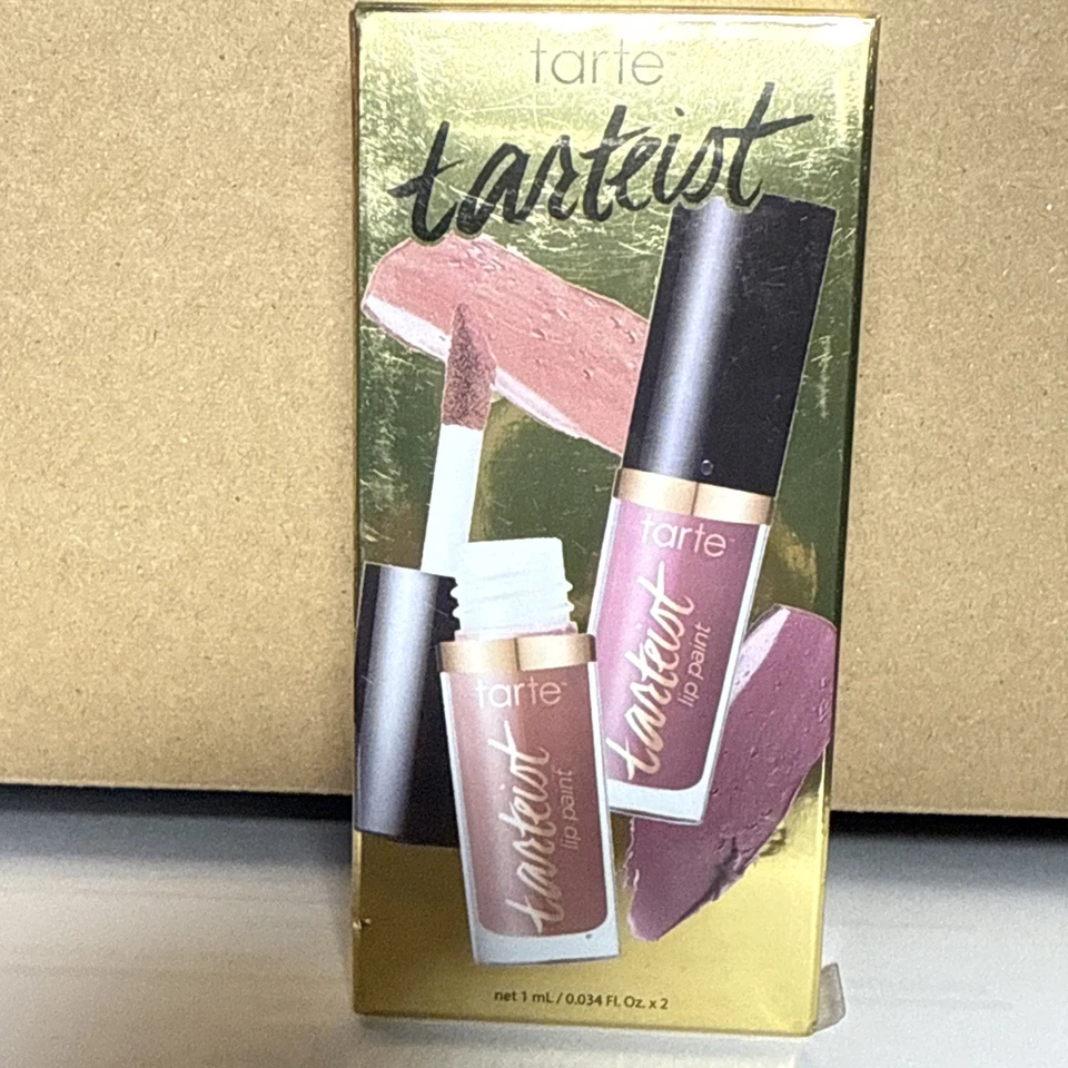 tarte Tarteist LIP PAINT (2 lip paint ) ROSE & FOMO, 0.034 FL OZ NIB - Image 2 of 4