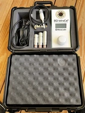 BGI TetraCal Volumetric Air Flow Calibrator w/accessories & pelican case