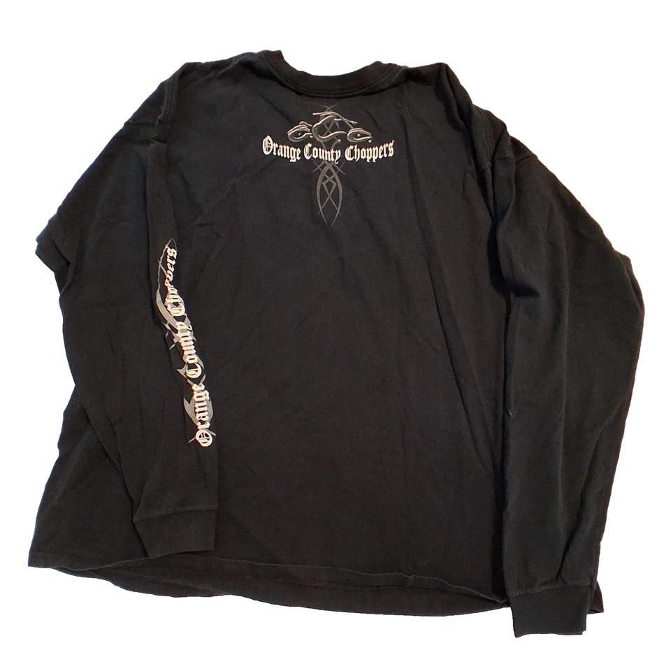 Camiseta vintage de manga larga Orange County Choppers 2003 para hombre XL Foto 2 de 4