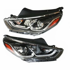For 2018-19 Hyundai Sonata Front Headlights Assembly Left Driver+Right Passenger