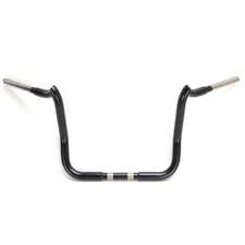 KST Kustoms Satin Black 1 1/4" SS Mayhem Bagger 12" Rise Handlebar-3013719S