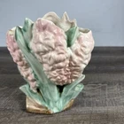 MCCOY POTTERY PINK CHRYSANTHE MUM VASE