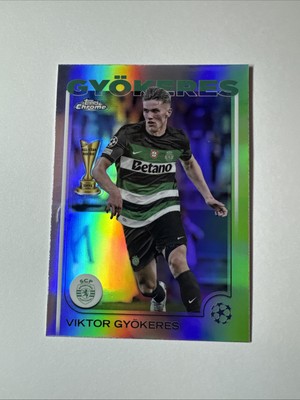 2024-2025 Viktor Gyokeres Topps Chrome UEFA UCL All Star Rookie