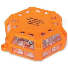 Aervoe (1165) Single Super Road Flare, Red LEDs, Visible Up to 2 Miles, Includes