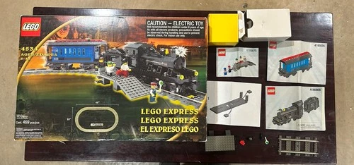 Lego Express 4534 Electric Train Set Retired RARE BOX AND INSTRUCTIONS ONLY