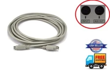 Zapco Symbilink Amp 6-Pin Din Data Cable Male to Male Patch Cord 15 Ft SLDIN