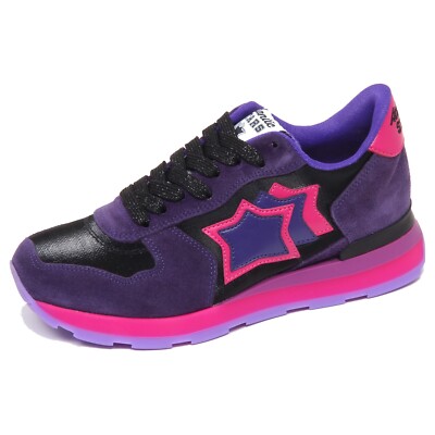 F3664 sneaker donna purple/black ATLANTIC STARS VEGA scarpe shoe woman  UK