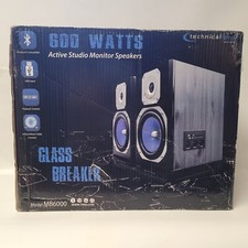 Technical Pro Mb6000 Glass Breaker Monitor Speakers With Bluetooth - 600 Watts
