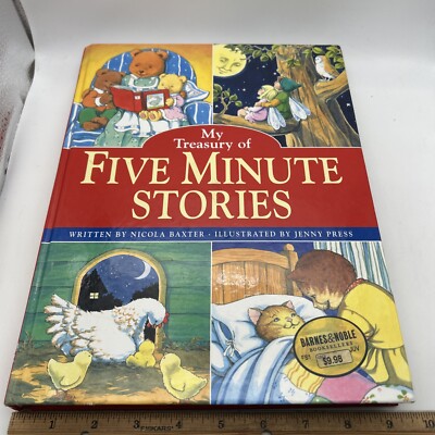 My Treasure Of Five Minute Stories HC Nicola Baxter Barnes & Noble 2002 Large