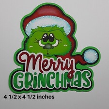 MERRY GRINCHMAS CHRISTMAS paper piecing Premade Scrapbook Pages albums by Rhonda