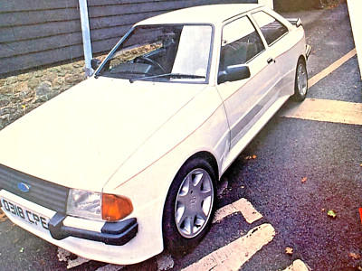 FORD XR CENTRE MODIFIED ESCORTS FRAMEABLE ORIGINAL CLASSIC CAR ROAD TEST REVIEW