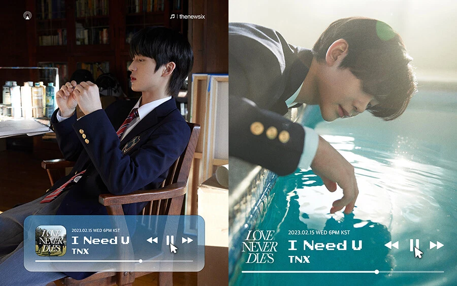 TNX [LOVE NEVER DIES] 2nd Mini Album CD+2 Book+Card+Poster+Sticker