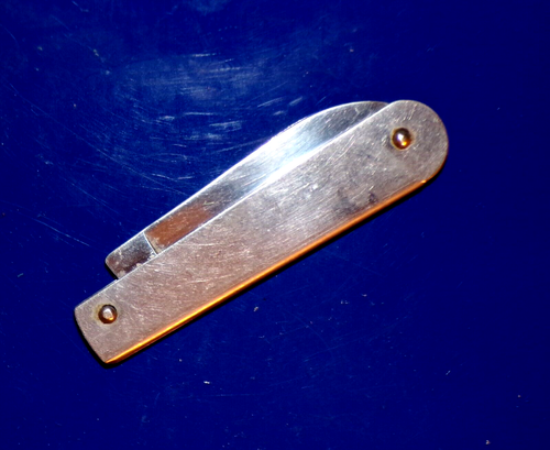 Vintage BOKER U.S.A. Single Blade Stainless Steel Girl Scout Knife - Picture 7 of 8