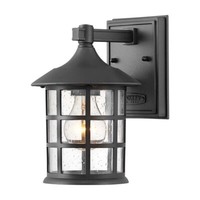 Wandleuchte AußEnleuchte Wandlampe Glas IP44 Schwarz AußEnwandleuchte H 23,8 Cm