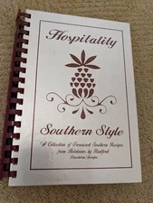 Hospitality Southern Style Treasured Recipes Heirlooms by Radford GA Signed
