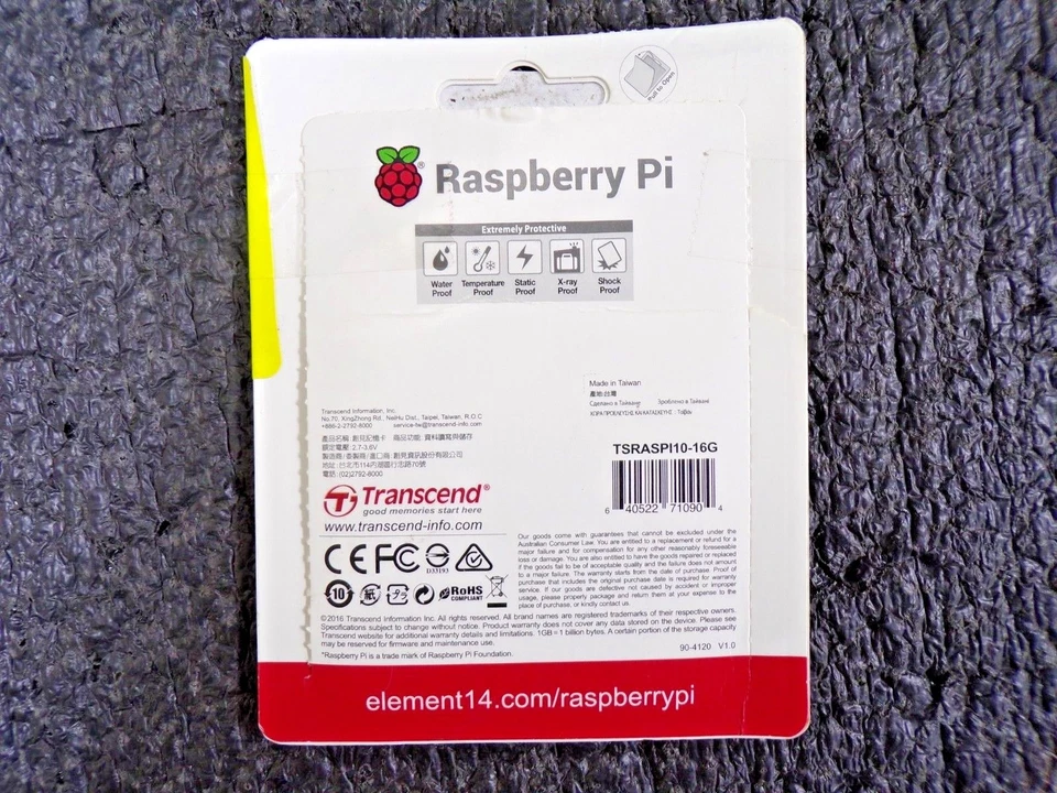 TSRASPI10-16G -  Micro SD Card, 16 GB, Preloaded W/Noobs(TS) - Image 2 of 4