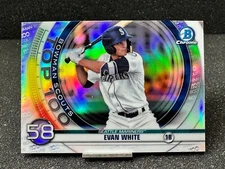 2020 Bowman Chrome Top 100  EVAN WHITE  #BTP-58  FREE SHIPPING