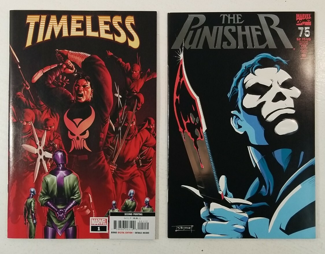 Marvel Defenders Disney+ The Punisher TIMELESS #1 2nd Print 2022
