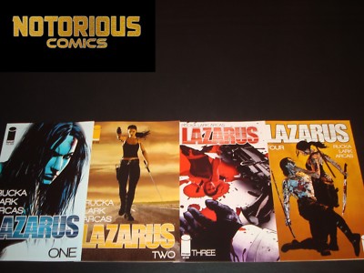 Lazarus 1 2 3 4 Complete Comic Lot Run Set Image Rucka Lark EXCELSIOR BIN