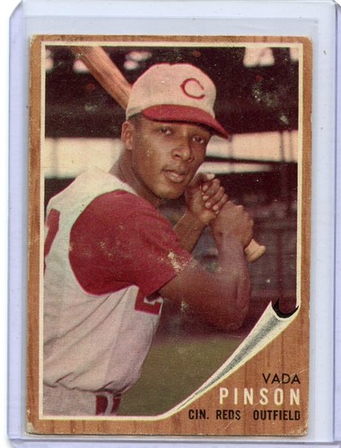 1962 Topps Vada Pinson Cincinnati Reds #80 ⭐️💥🎯 GVG