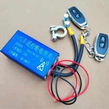 Car Battery Disconnect Cut Off Isolator Master Switch With Dual Remote Control