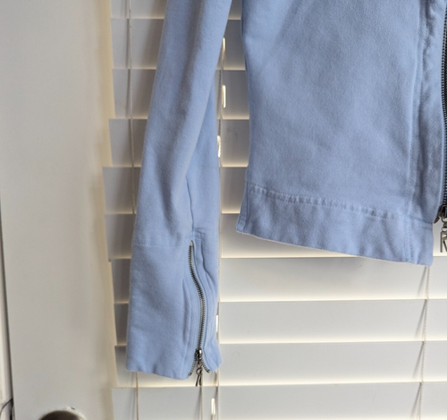 Giacca Rampage taglia S Vntg Y2K blu polvere crop zip accento - Foto 5 di 8