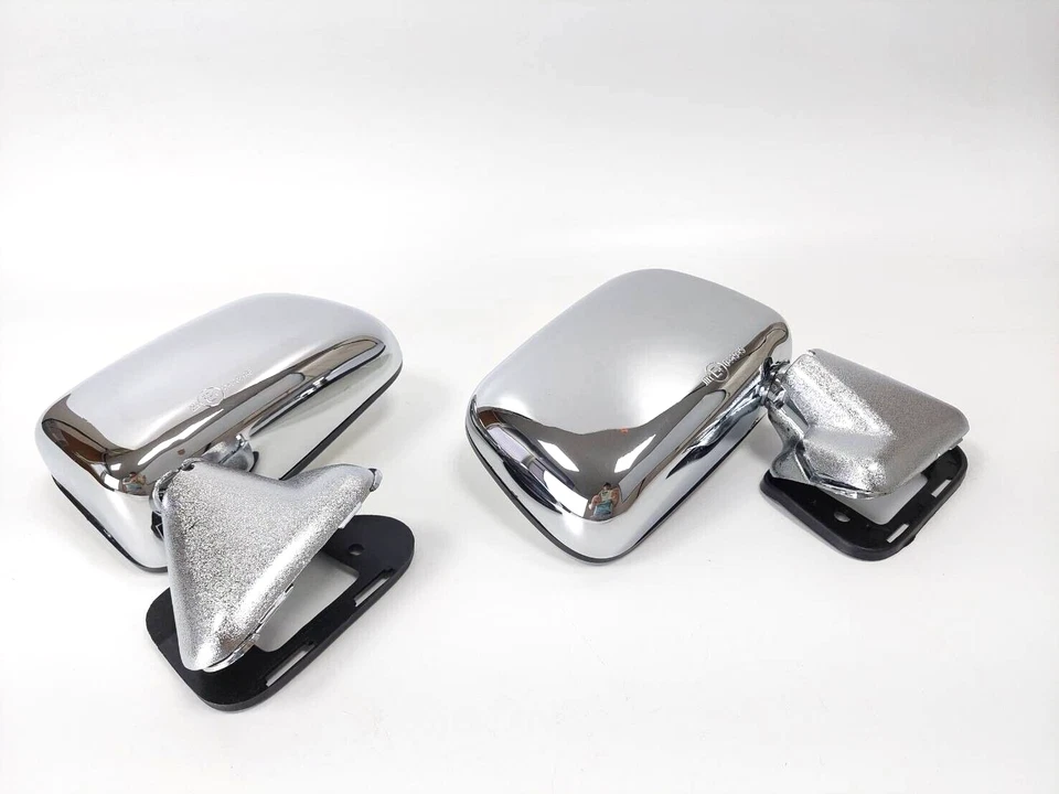 Fit For Toyota Pickup 4Runner 2WD 4WD 87-89 Chrome Door Wing Mirror Skin Mount - Image 2 of 4