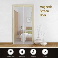 Tenda Zanzariera Magnetica Calamita Porta Finestre Camper 140x240 Bianco