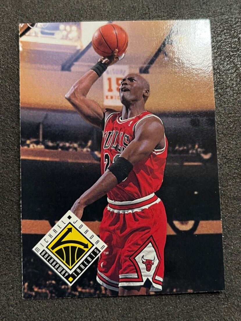 MICHAEL JORDAN BREAKAWAY THREATS #438 SP 1993-94 UPPER DECK UD