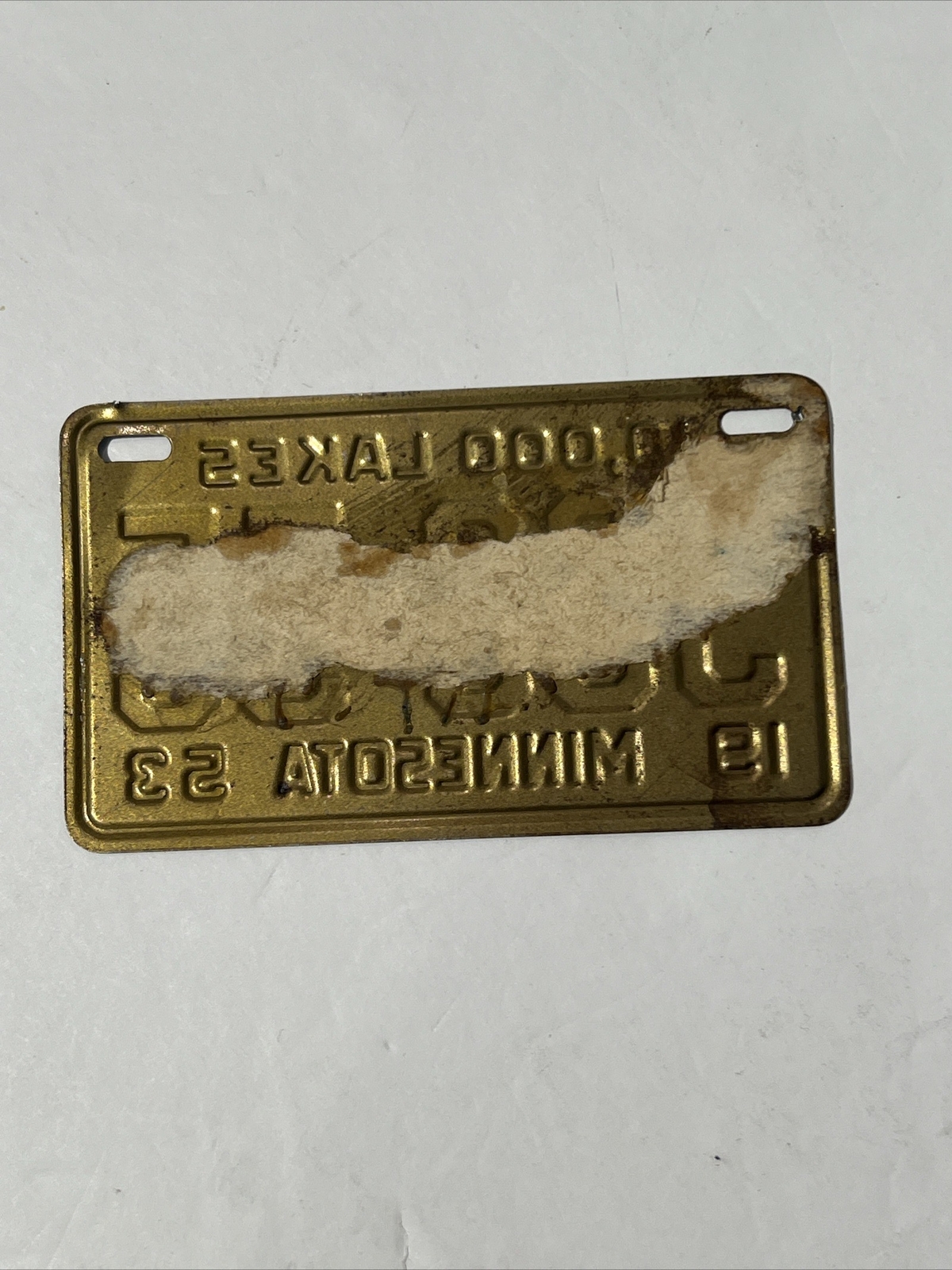 Vintage 1953 Minnesota 10000 Lakes Wheaties Cereal Box License Plate eBay