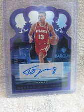 2020-21 Panini Crown Royale Purple /25 Bogdan Bogdanovic #CA-BDB Auto mint Hawks