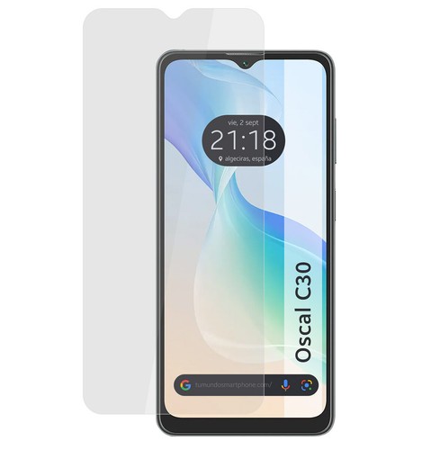 Protecteur D'écran AtFoliX FX-Hybrid-Glass 9H Pour Blackview Oscal C30 2023 - Anti-choc, Anti-rayures, Fabriqué En Allemagne