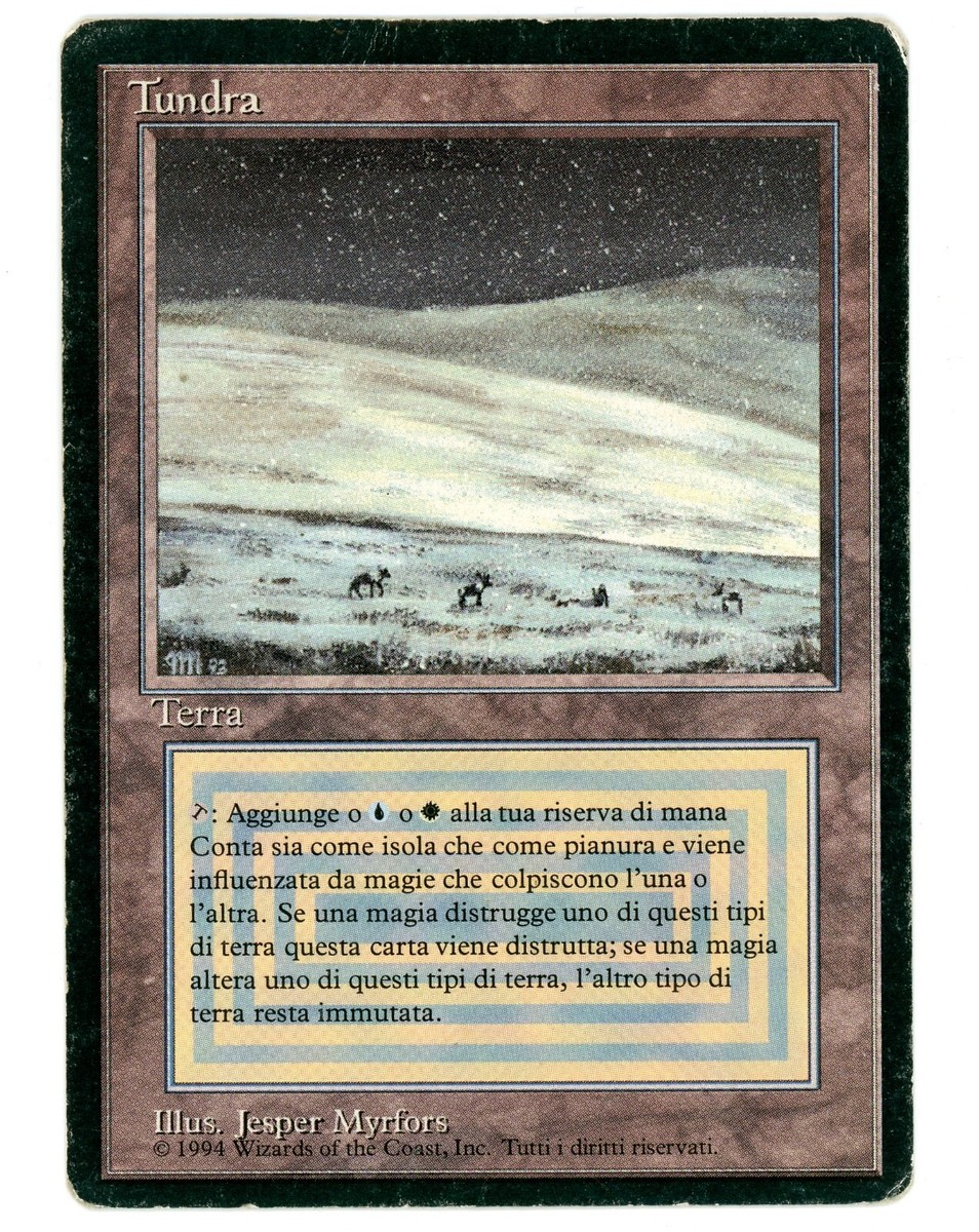 Tundra (HP) FBB Italian Revised 1994 MTG - See Scans | eBay