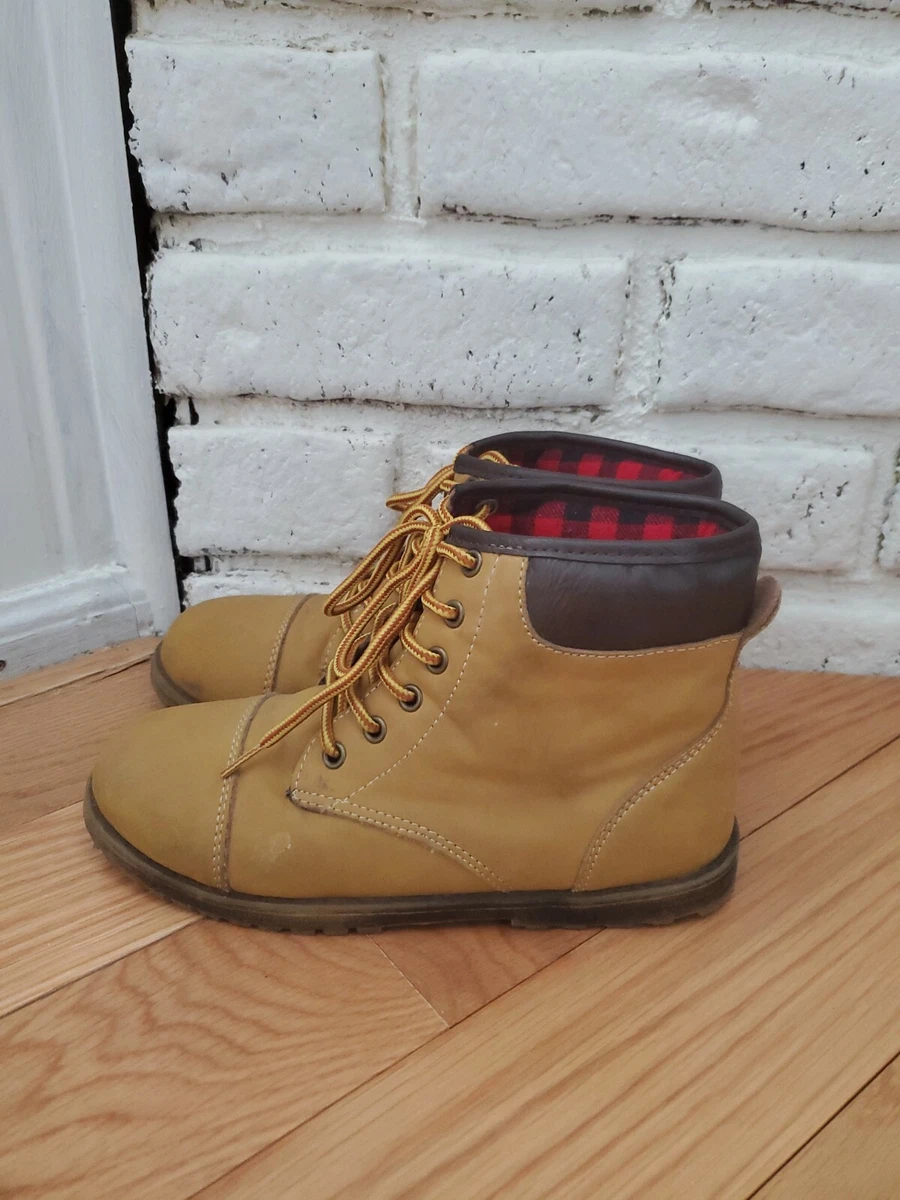 Boys lace sales up work boots