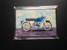 Ariel Golden Arrow classic motorcycle clear rigid plastic Fridge magnet