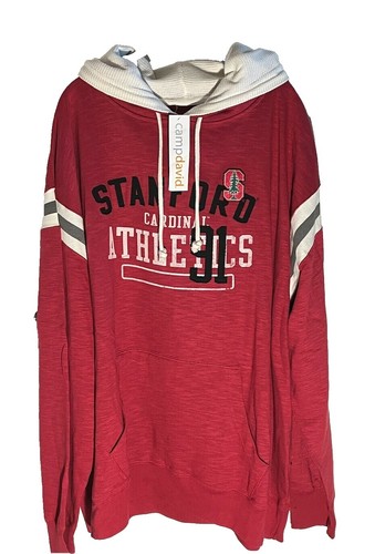 Vintage Stanford Sweatshirt Mens 2XL XXL Gray Reverse Weave