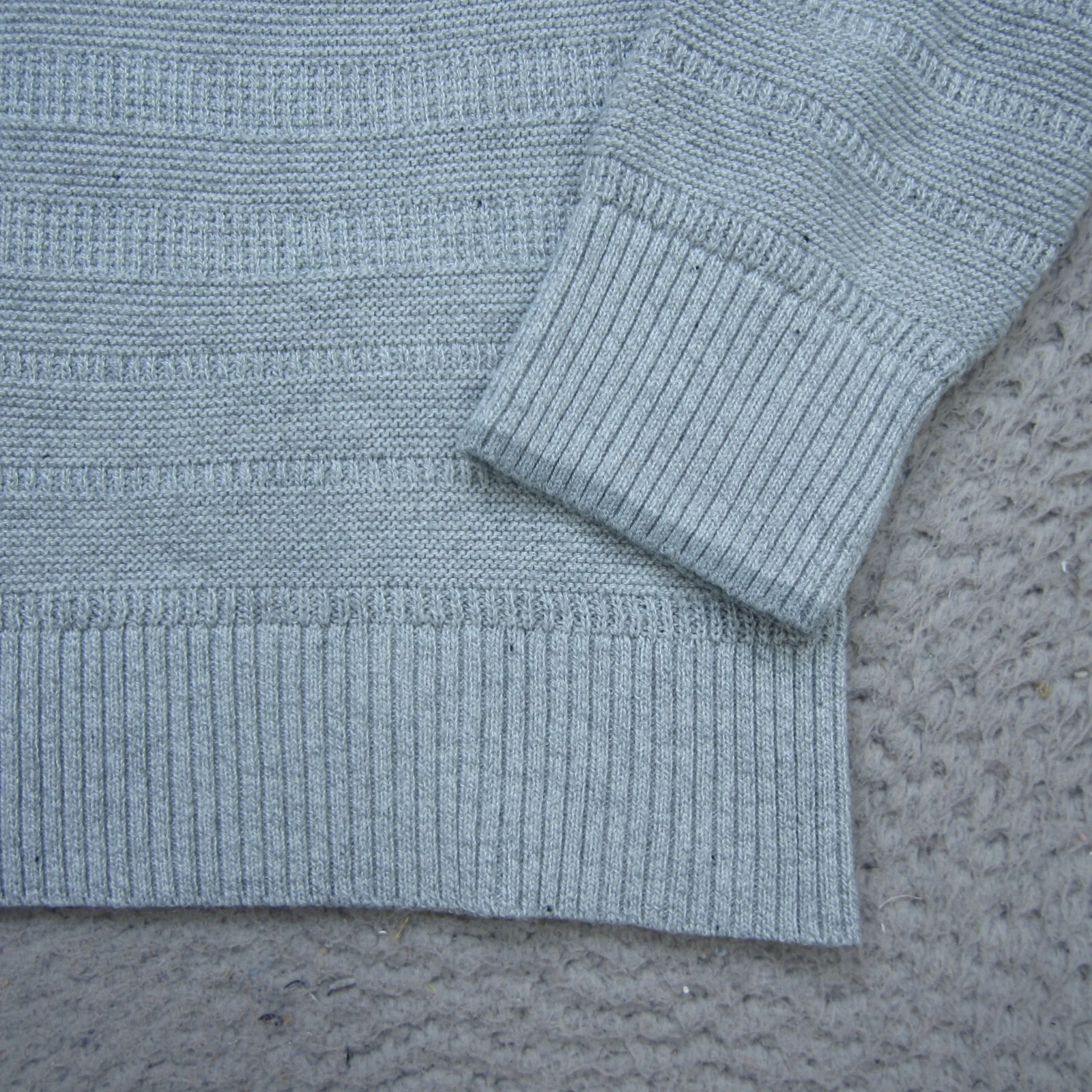 smartwool ripple ridge 1/4 zip wool thermal casual preppy sweater